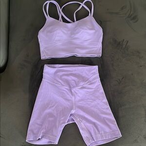 Lululemon Dark Lavender Set